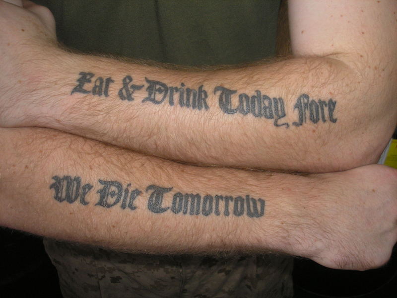 Find a Marine Corps tattoo you like, send us … law who 